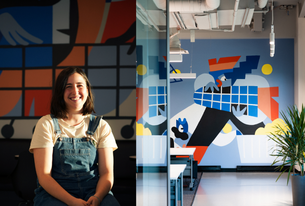 Novatize collaborates with a Quebec City artist to enhance its workspace
