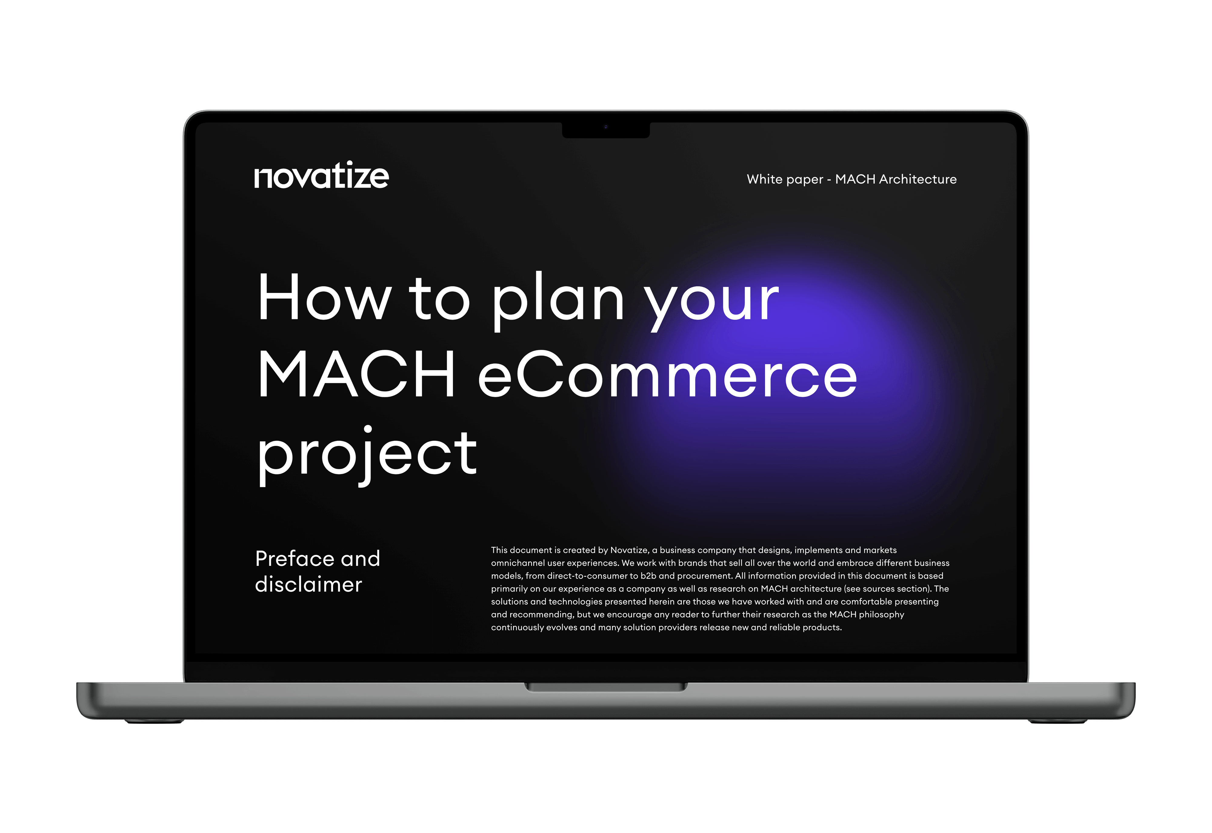 MACH architecture whitepaper mockup